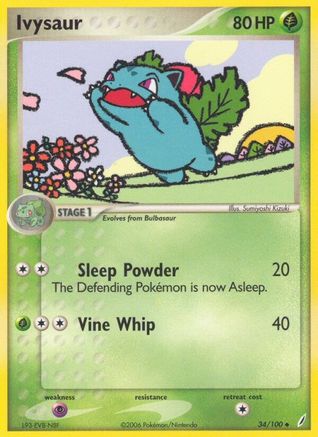 Image of Ivysaur (34/100) (Stamped) [EX: Crystal Guardians]
