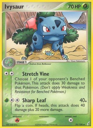 Image of Ivysaur (35/100) (Stamped) [EX: Crystal Guardians]