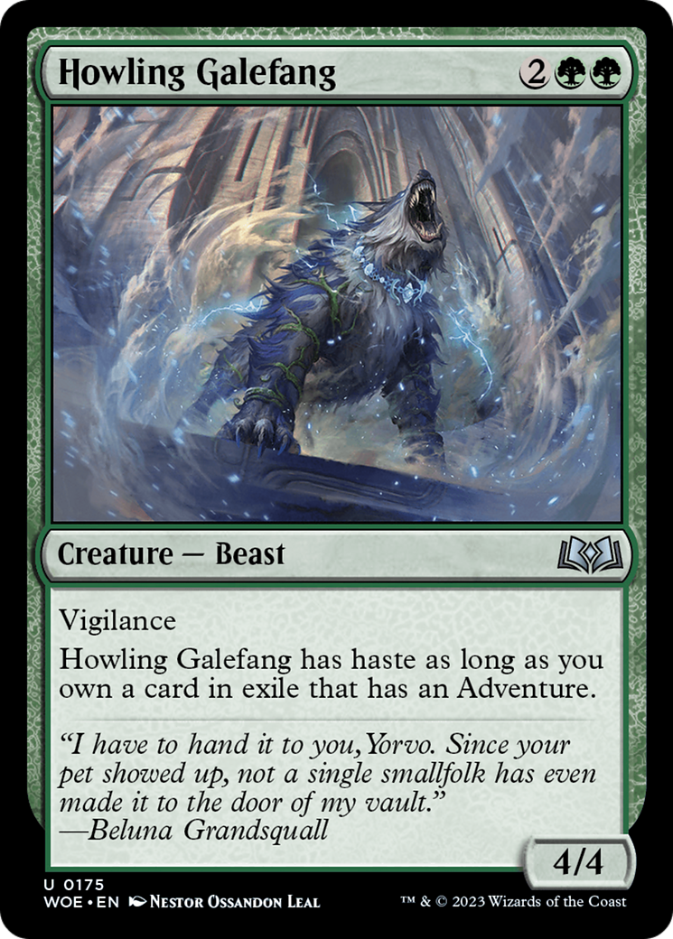 Image of Howling Galefang [Wilds of Eldraine]