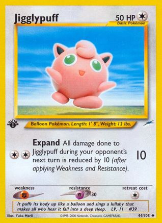 Image of Jigglypuff (44/105) [Neo Destiny 1st Edition]