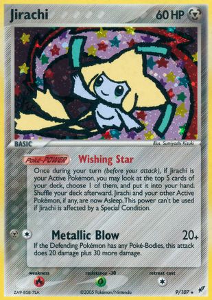 Image of Jirachi (9/107) (Stamped) [EX: Deoxys]