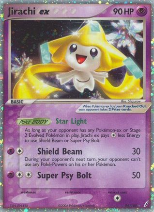 Image of Jirachi ex (94/100) [EX: Crystal Guardians]