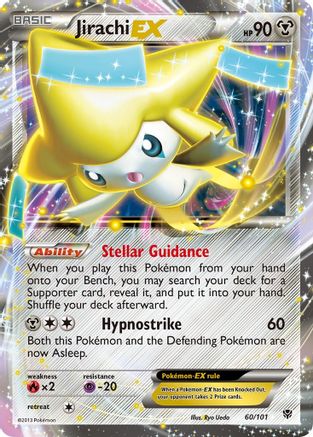 Image of Jirachi EX (60/101) [Black & White: Plasma Blast]