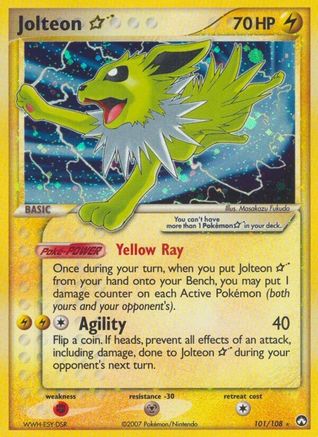Image of Jolteon Star (101/108) [EX: Power Keepers]