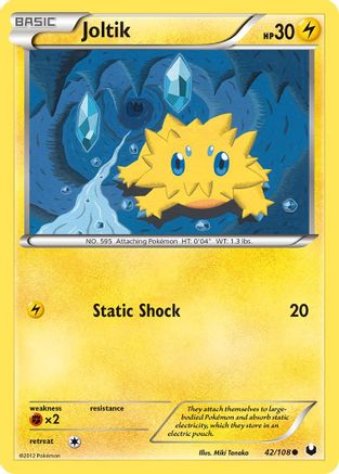 Image of Joltik (42/108) [Black & White: Dark Explorers]