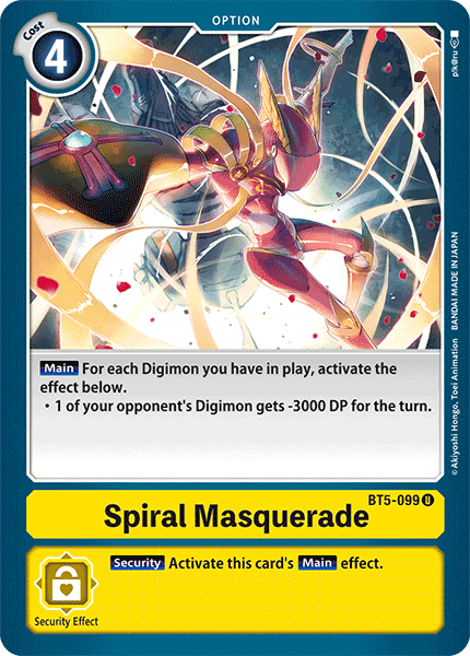 Image of Spiral Masquerade [BT5-099] [Battle of Omni]
