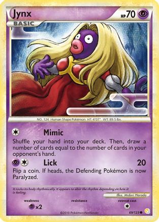 Image of Jynx (69/123) [HeartGold & SoulSilver: Base Set]