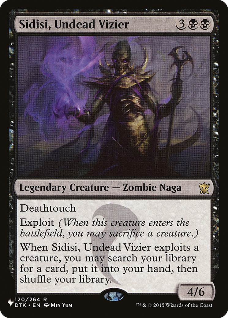 Image of Sidisi, Undead Vizier [The List]