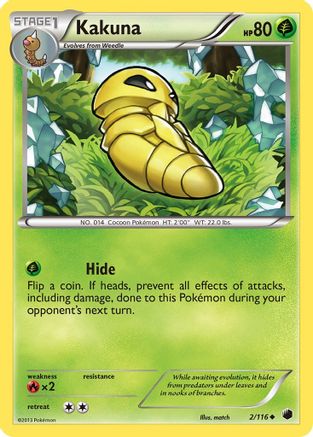 Image of Kakuna (2/116) [Black & White: Plasma Freeze]