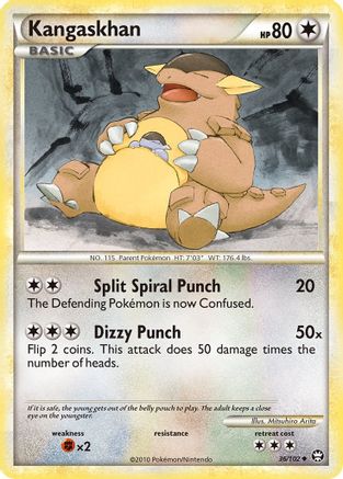 Image of Kangaskhan (36/102) [HeartGold & SoulSilver: Triumphant]