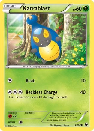 Image of Karrablast (9/108) [Black & White: Dark Explorers]