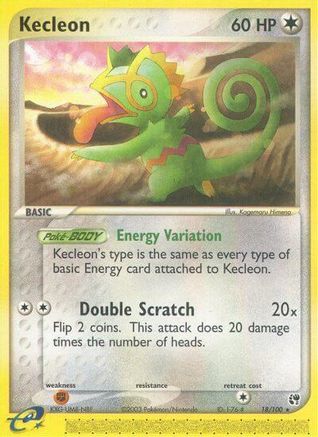 Image of Kecleon (18/100) [EX: Sandstorm]