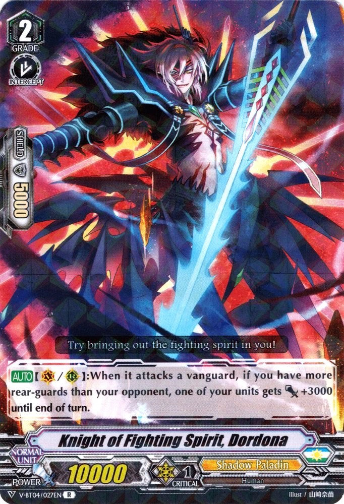 Image of Knight of Fightingirit, Dordona (V-BT04/027EN) [Vilest! Deletor]