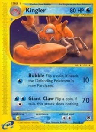 Image of Kingler (50/165) [Expedition: Base Set]