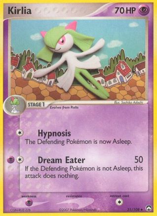 Image of Kirlia (31/108) (Stamped) [EX: Power Keepers]