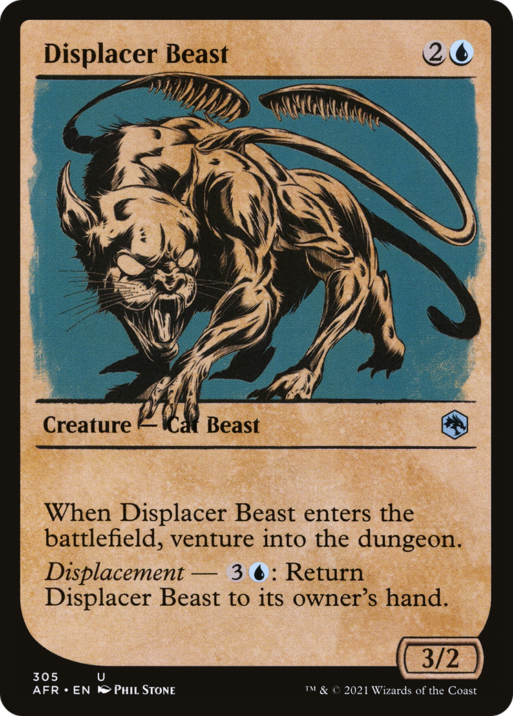 Image of Displacer Beast (Showcase) [Dungeons & Dragons: Adventures in the Forgotten Realms]