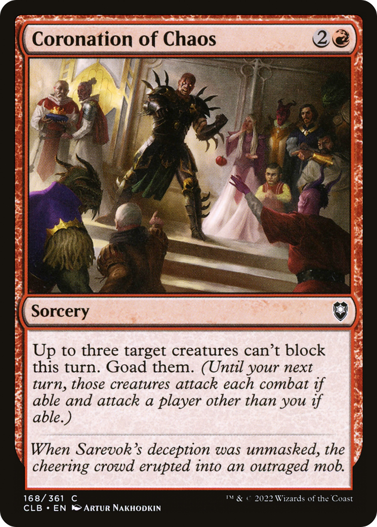 Image of Coronation of Chaos [Commander Legends: Battle for Baldur's Gate]