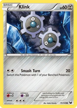 Image of Klink (75/108) [Black & White: Dark Explorers]