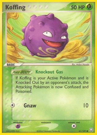 Image of Koffing (61/109) (Stamped) [EX: Team Rocket Returns]