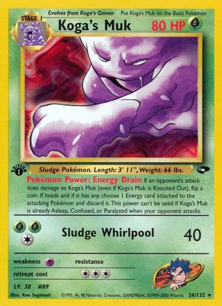 Image of Koga's Muk (26/132) [Gym Challenge 1st Edition]