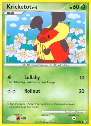 Image of Kricketot (78/127) [Platinum: Base Set]