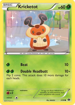 Image of Kricketot (3/99) [Black & White: Next Destinies]
