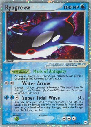 Image of Kyogre ex (94/101) [EX: Hidden Legends]