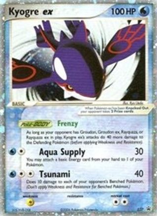 Image of Kyogre ex (037) [Nintendo: Black Star Promos]