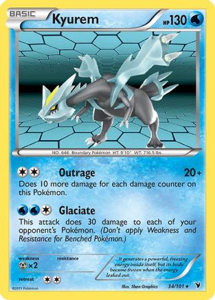 Image of Kyurem (34/101) [Black & White: Noble Victories]