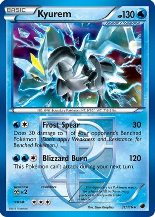 Image of Kyurem (31/116) [Black & White: Plasma Freeze]