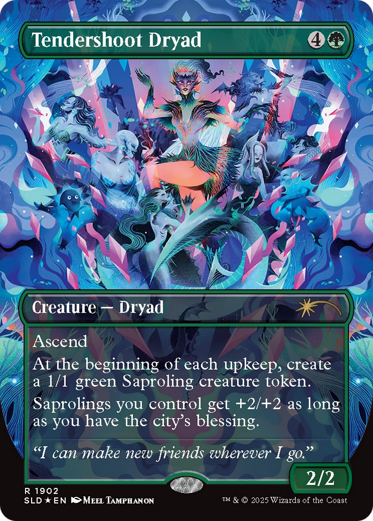Image of Tendershoot Dryad (Double Rainbow Foil) [Secret Lair Drop Series]