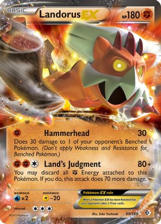 Image of Landorus EX (89/149) [Black & White: Boundaries Crossed]