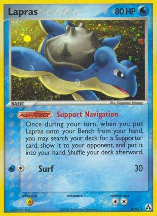 Image of Lapras (8/92) (Stamped) [EX: Legend Maker]