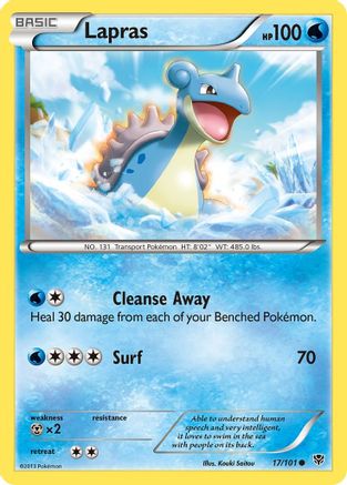 Image of Lapras (17/101) [Black & White: Plasma Blast]