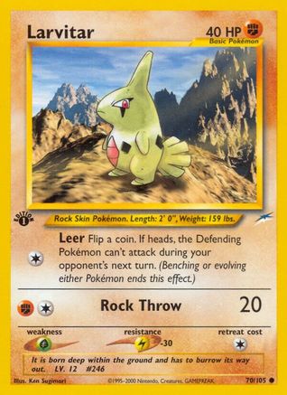 Image of Larvitar (70/105) [Neo Destiny 1st Edition]