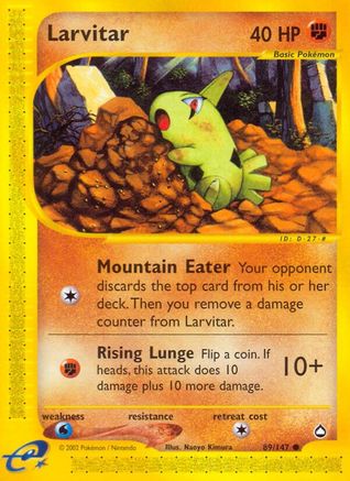 Image of Larvitar (89/147) [Aquapolis]
