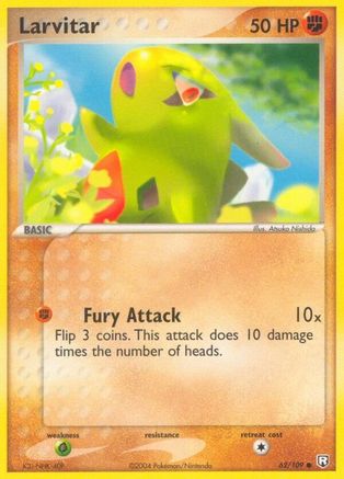 Image of Larvitar (62/109) (Stamped) [EX: Team Rocket Returns]