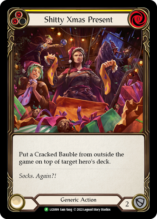 Image of Shitty Xmas Present [LGS099] (Promo)  Rainbow Foil