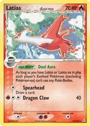 Image of Latias (11/110) (Delta Species) (Stamped) [EX: Holon Phantoms]