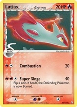 Image of Latias (21/110) (Delta Species) (Stamped) [EX: Holon Phantoms]