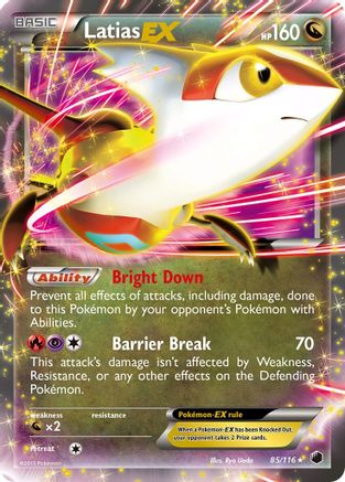 Image of Latias EX (85/116) [Black & White: Plasma Freeze]