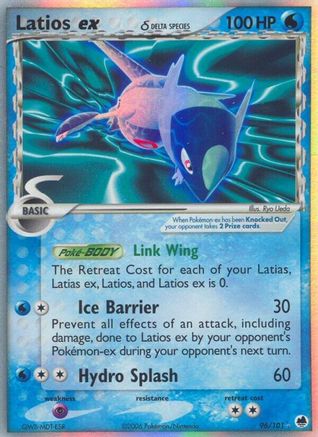 Image of Latios ex (96/101) (Delta Species) [EX: Dragon Frontiers]
