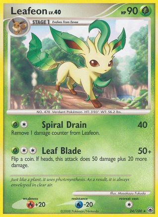 Image of Leafeon (24/100) [Diamond & Pearl: Majestic Dawn]