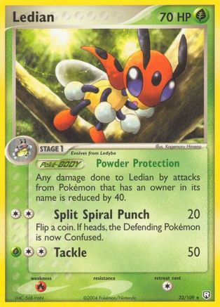 Image of Ledian (23/109) (Stamped) [EX: Team Rocket Returns]