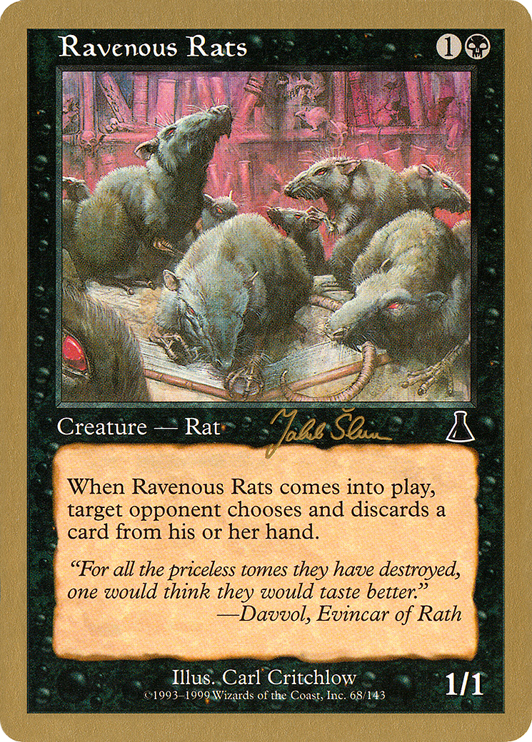 Image of Ravenous Rats (Jakub Slemr) [World Championship Decks 1999]