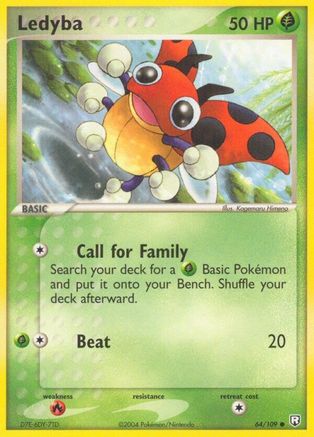 Image of Ledyba (64/109) (Stamped) [EX: Team Rocket Returns]