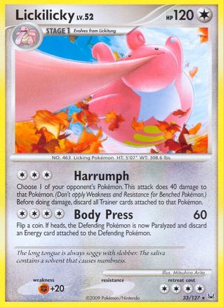 Image of Lickilicky (33/127) [Platinum: Base Set]
