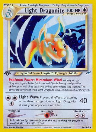 Image of Light Dragonite (14/105) [Neo Destiny 1st Edition]