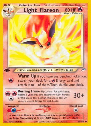 Image of Light Flareon (46/105) [Neo Destiny 1st Edition]