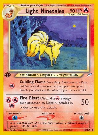 Image of Light Ninetales (50/105) [Neo Destiny 1st Edition]